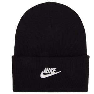 Nike Beanie Utility Futura Unisex Headwear Warm Hat Cap- Black